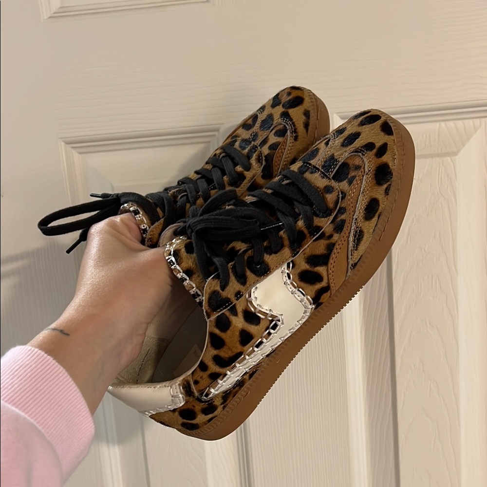 Dolce vita leopard sneakers